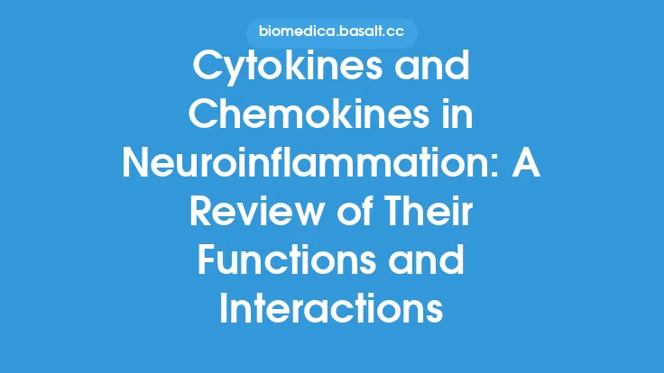 Cytokines and Chemokines in Neuroinflammation: A Review of Their Functions and Interactions Thumbnail