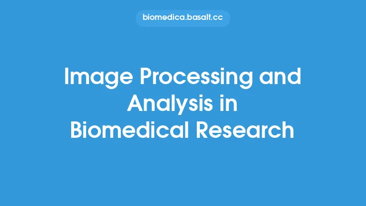 Image Processing and Analysis in Biomedical Research Thumbnail
