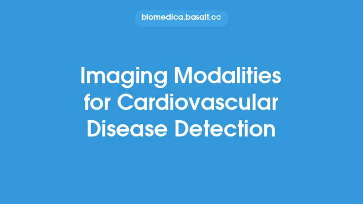 Imaging Modalities for Cardiovascular Disease Detection Thumbnail