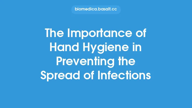 The Importance of Hand Hygiene in Preventing the Spread of Infections Thumbnail