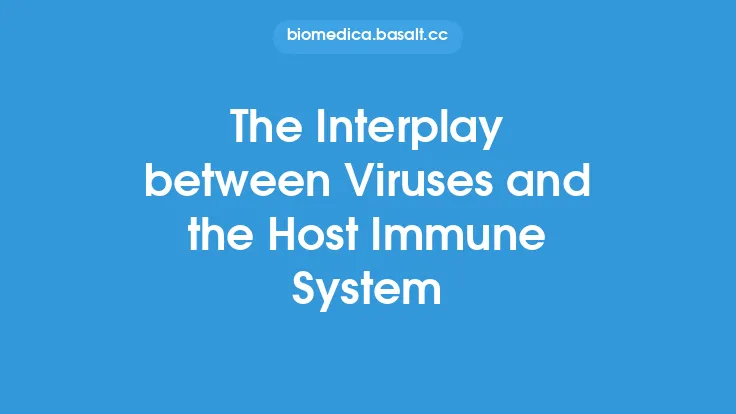 The Interplay between Viruses and the Host Immune System Thumbnail