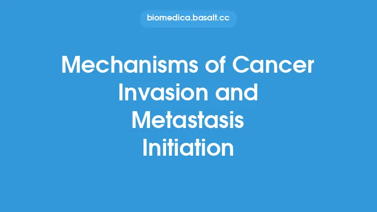 Mechanisms of Cancer Invasion and Metastasis Initiation Thumbnail