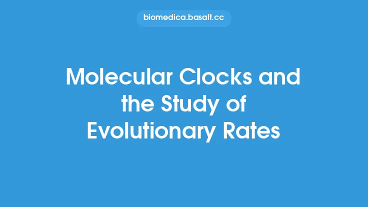 Molecular Clocks and the Study of Evolutionary Rates Thumbnail