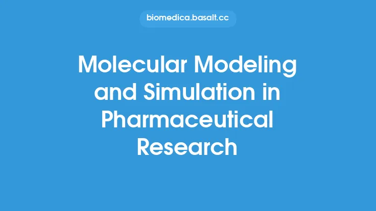 Molecular Modeling and Simulation in Pharmaceutical Research Thumbnail