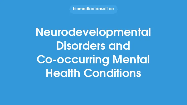 Neurodevelopmental Disorders and Co-occurring Mental Health Conditions Thumbnail