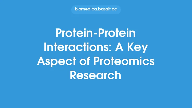 Protein-Protein Interactions: A Key Aspect of Proteomics Research Thumbnail