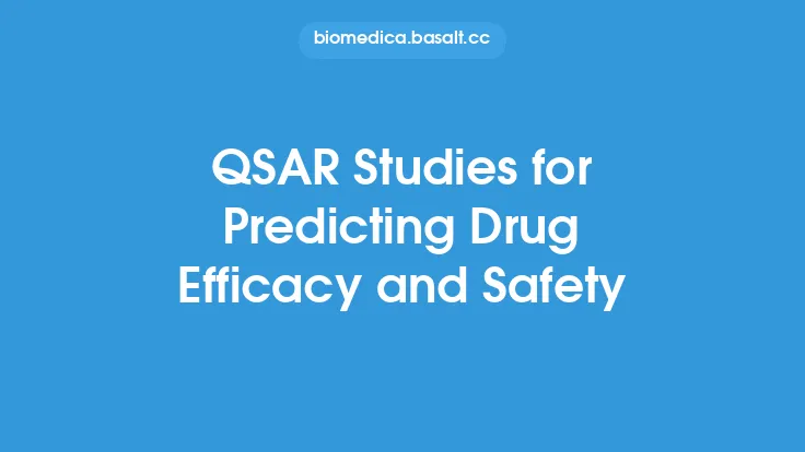 QSAR Studies for Predicting Drug Efficacy and Safety Thumbnail