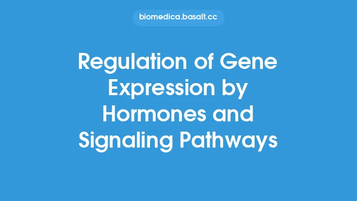 Regulation of Gene Expression by Hormones and Signaling Pathways Thumbnail
