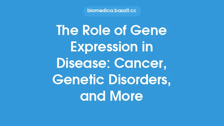 The Role of Gene Expression in Disease: Cancer, Genetic Disorders, and More Thumbnail