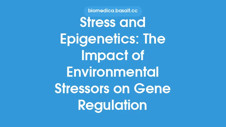 Stress and Epigenetics: The Impact of Environmental Stressors on Gene Regulation Thumbnail