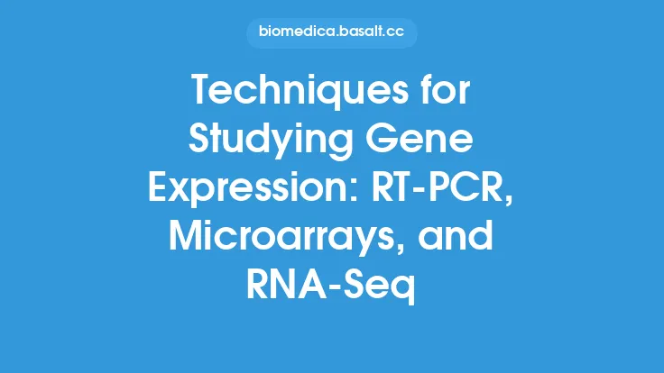 Techniques for Studying Gene Expression: RT-PCR, Microarrays, and RNA-Seq Thumbnail