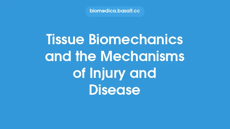Tissue Biomechanics and the Mechanisms of Injury and Disease Thumbnail