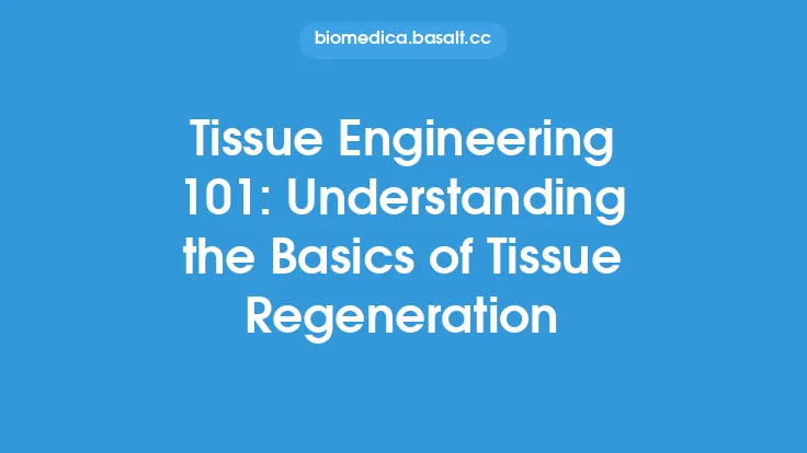Tissue Engineering 101: Understanding the Basics of Tissue Regeneration Thumbnail