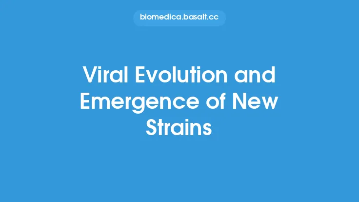 Viral Evolution and Emergence of New Strains Thumbnail